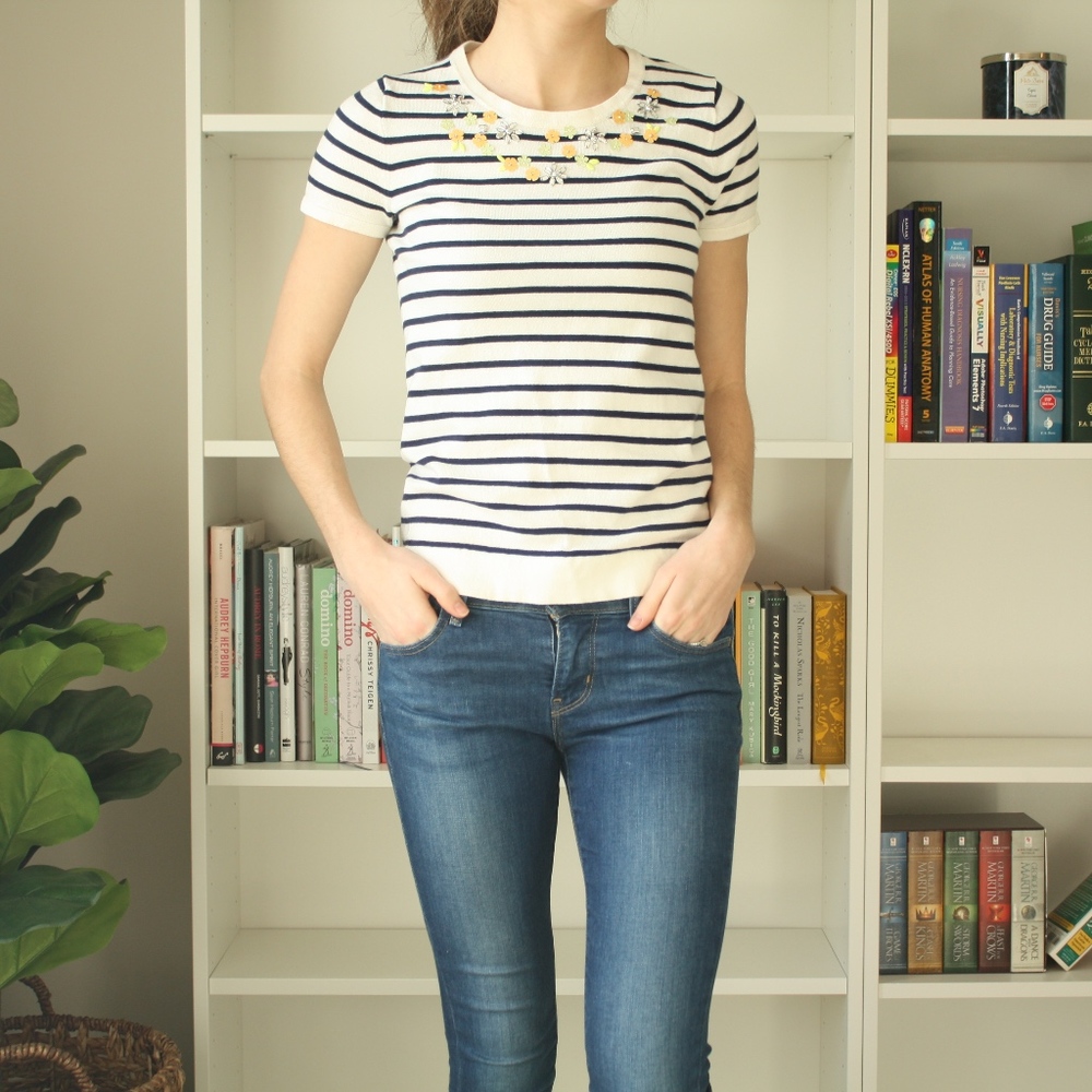 J. Crew short sleeve sweater